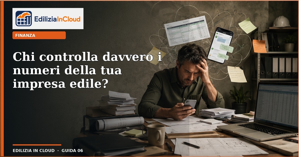 Chi controlla davvero i numeri della tua impresa edile?