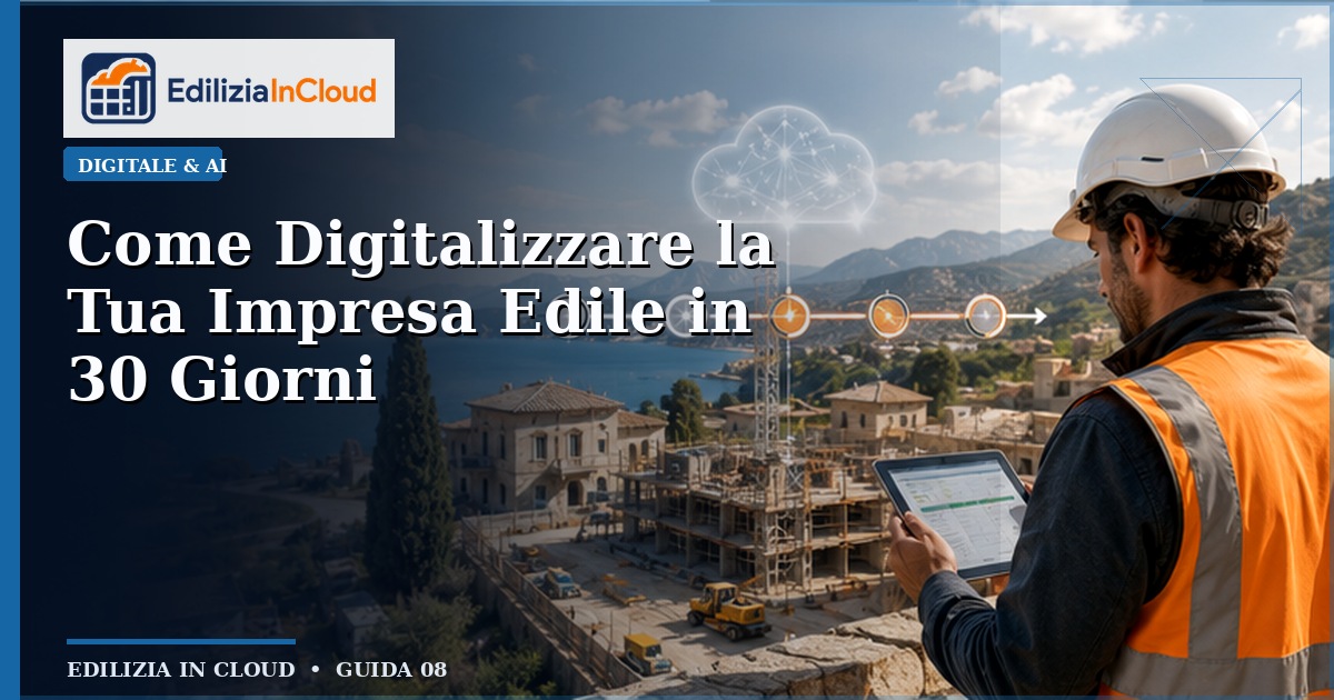 Come Digitalizzare la Tua Impresa Edile in 30 Giorni