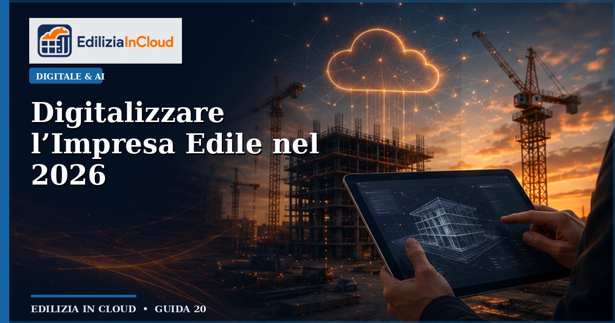 Digitalizzare l'Impresa Edile nel 2026