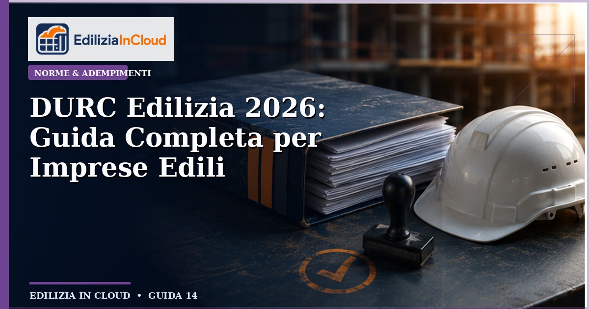 DURC Edilizia 2026: Guida Completa per Imprese Edili