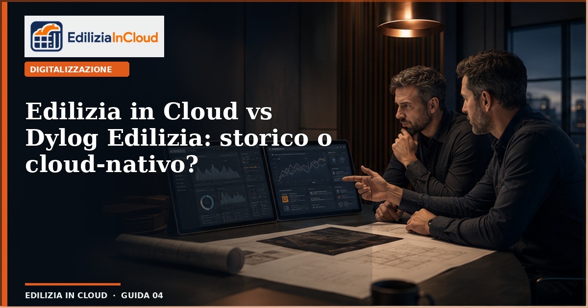 Edilizia in Cloud vs Dylog Edilizia: storico o cloud-nativo?