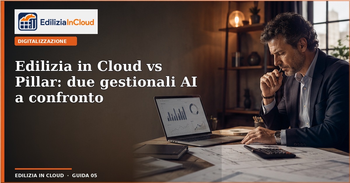 Edilizia in Cloud vs Pillar: due gestionali AI a confronto