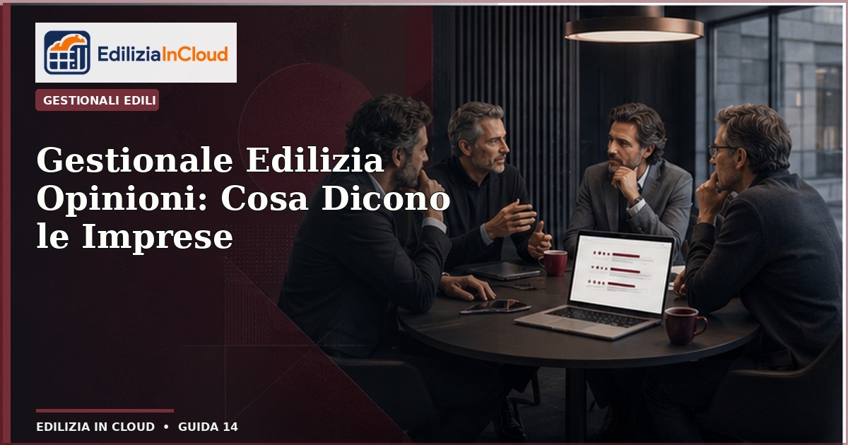 Gestionale Edilizia Opinioni: Cosa Raccontano i Titolari