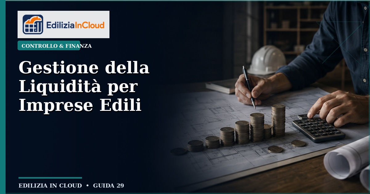 Gestione della Liquidità per Imprese Edili