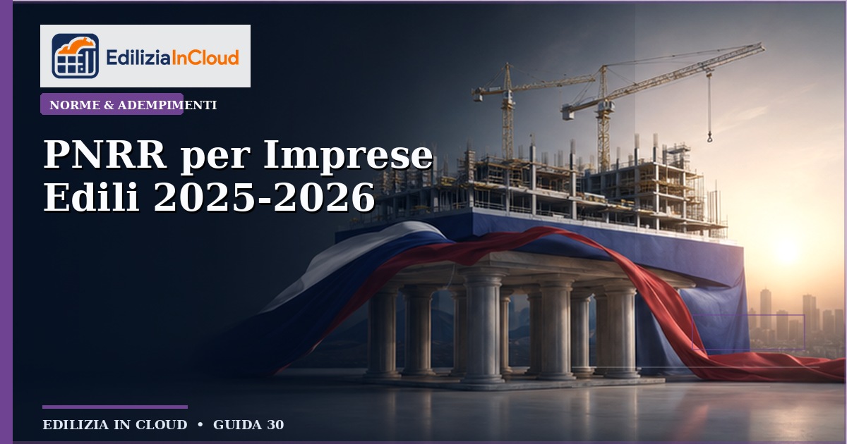 PNRR per Imprese Edili 2025-2026