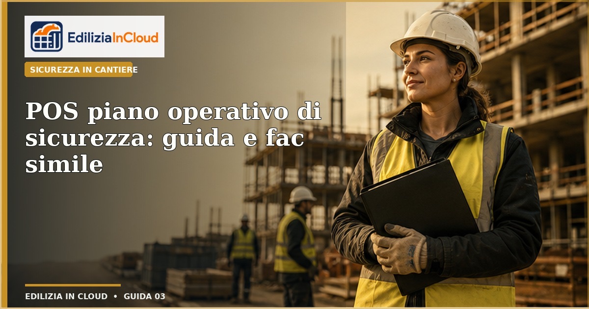 POS piano operativo di sicurezza: guida e fac simile