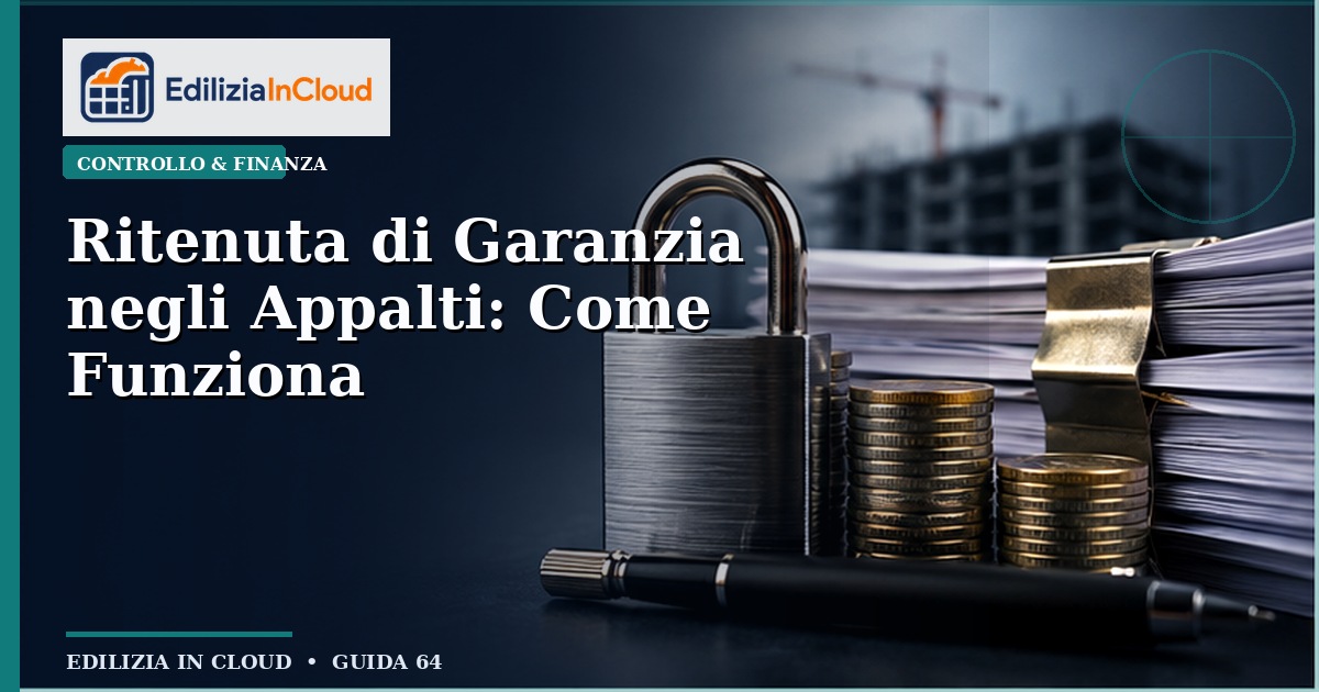 Ritenuta di Garanzia negli Appalti: Come Funziona