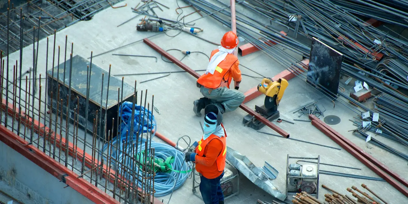 Cantiere edile a Milano
